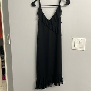 Beautiful black polyester dress
